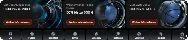 Top Quoten bei Revolution Bet