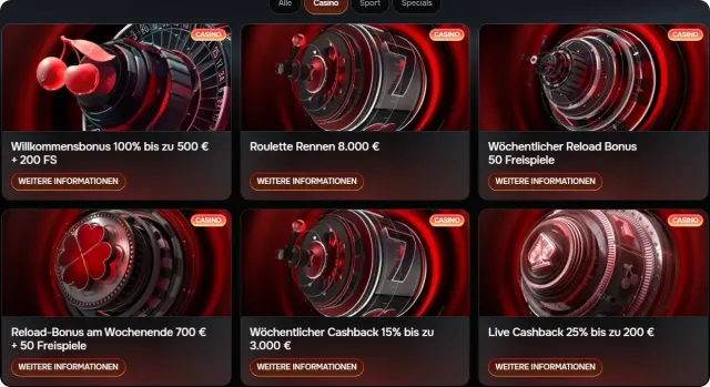 Revolution Casino Bonus